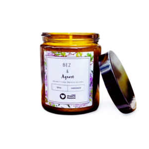 Świeca sojowa - Bez & Agrest- duża 180ml.