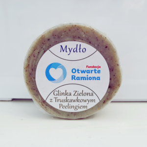 Naturalne mydło Truskawkowy Peeling 90g – owocowy rytuał dla Twojej skóry